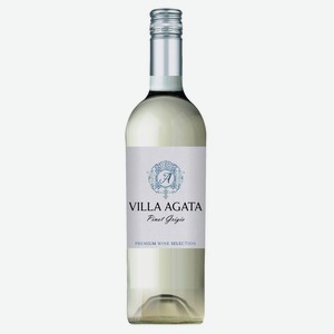 Вино Villa Agata Pinot Grigio белое сухое Венгрия, 0,75 л