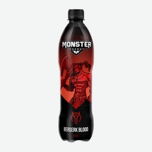 Напиток безалкогольный Monster Energy красный газированный энергетический, 0,5 л, шт