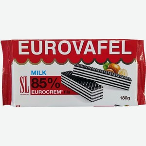 Вафли SL Eurovafel с начинкой еврокрем 180г