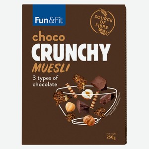Мюсли Fun&Fit с шоколадом, 250 г