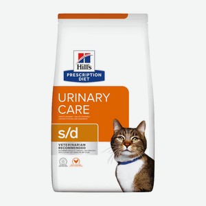 Hill s Prescription Diet s/d Urinary Care сухой диетический, для кошек при профилактике мочекаменной болезни (МКБ), с курицей (3 кг)