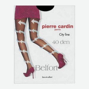 Колготки Pierre Cardin Belfort черные, размер 2, 40 den, шт