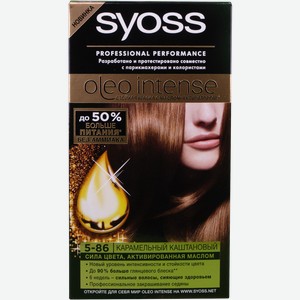 Крем-краска для волос Syoss Oleo Intence 5-86 Карамельный каштановый, шт