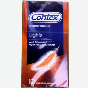 Презервативы Contex Lights №12, шт