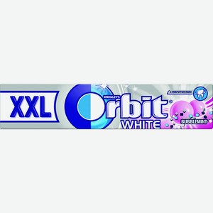 Жевательная резинка Orbit White Bubblemint XXL, 20,4 г