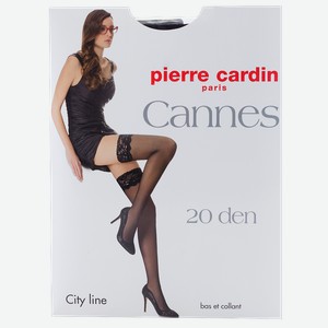 Чулки Pierre Cardin Сannes черные, размер 3, 20 den, 1 пара, шт