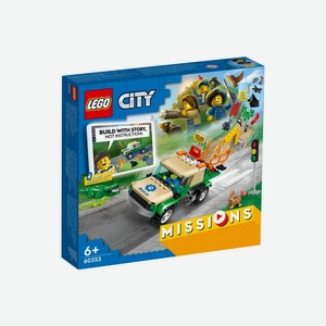 Конструктор LEGO City 60353 Лего Город  Миссии по спасению диких животных 