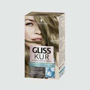 Стойкая краска для волос GLISS KUR Уход & Увлажнение 143 мл