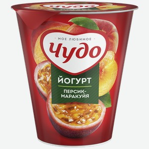 Йогурт фруктовый ЧУДО клубника, земляника, 2%, 0.29кг