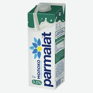 Молоко ПАРМАЛАТ ультрапастеризованное 0.5%, 1.03кг