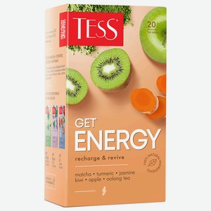 Чай Tess 20пак*1,5г гет энерджи зеленый