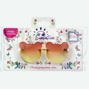 Солнцезащитные очки Lukky Fashion д.детей  Мордочка , оправа фиолетовая, пакет Т23390