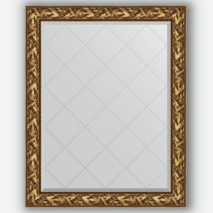 Зеркало с гравировкой в багетной раме Evoform византия золото 99 мм 99x124 см
