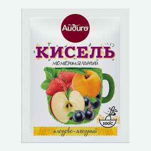 Кисель Айдиго плодово-ягодный 30 гр