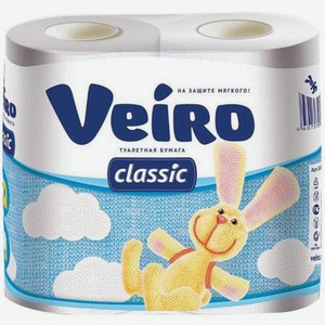 Туалетная бумага VEIRO Classic 2сл/4рул