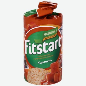 Хлебцы FITSTART рисовые Карамель 100 г