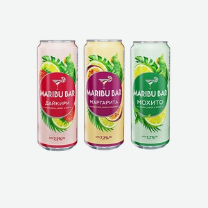 Напиток слабоалкогольный Maribu bar в ассортименте 7,2% 0,45л