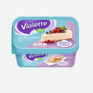 Сыр творожный Violette Сливочный 70% 400 г