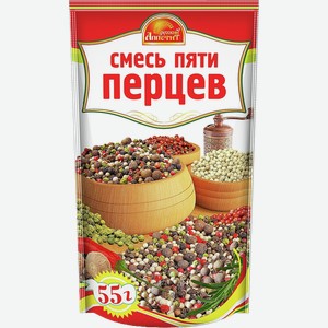 Приправа смесь пяти перцев РУССКИЙ АППЕТИТ 0.055кг