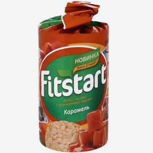 Хлебцы Fitstart рисовые 100г Карамель
