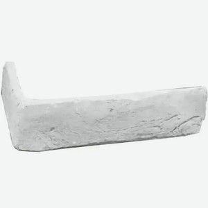 Угловой элемент Керамика белый 25x13 см