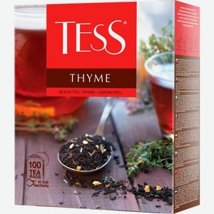 Чай черный Tess Thyme Hhyme 100пак 150г
