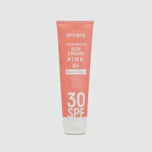 Солнцезащитный крем для лица и тела 30SPF LEVRANA Calendula Pink 0+ 100 мл