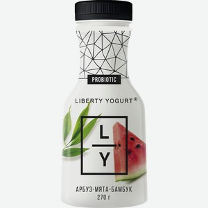 Питьевой йогурт Liberty Арбуз-мята-бамбук 1,5%