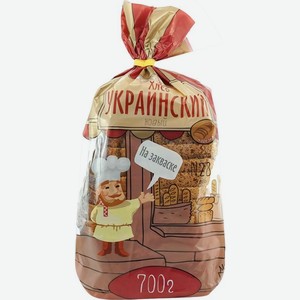Хлеб Хлебозавод 28 Украинский новый в нарезке