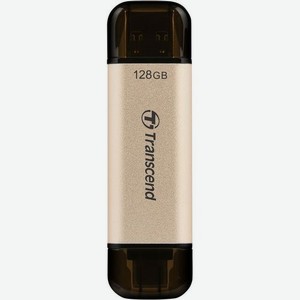 Флешка USB Transcend Jetflash 930С 128ГБ, USB3.0, золотистый и черный [ts128gjf930c]