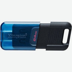 Флешка USB (Type-C) Kingston DataTraveler 80 M DT80M/64GB 64ГБ, USB3.2, черный