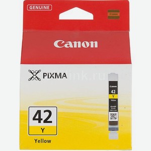 Картридж Canon CLI-42Y, желтый / 6387B001