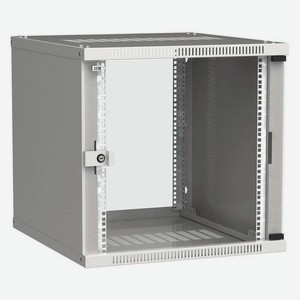Шкаф коммутационный ITK LWE3-09U64-GF настенный, стеклянная передняя дверь, 9U, 600x450x450 мм