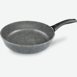 Сковорода Нева металл посуда Готовить Легко Stone Grey GL4126, 26см, без крышки, серый