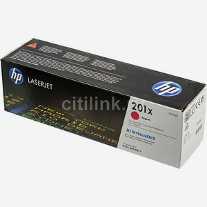 Картридж HP 201X, пурпурный / CF403X