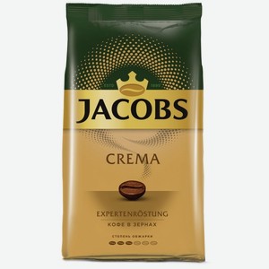 Кофе в зернах Jacobs Crema жареный 1000г