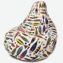Кресло мешок Dreambag Миранда Рыбки XL 125x85 см
