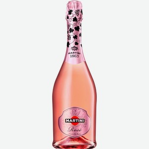 Вино игристое Мартини Розе розовое п/сухое 9-12% 0,75л (Италия)
