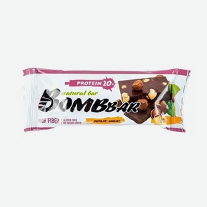 Батончик протеиновый Bombbar Шоколад и фундук 60 г