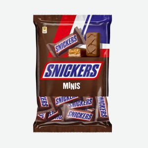 Батончик Snickers Minis шоколадные, 180г Россия