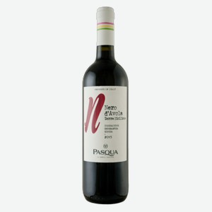 Вино Pasqua Неро Д`Авола, красное полусухое, 0,75 л, Италия