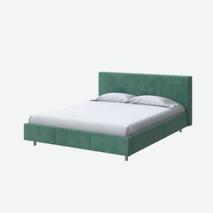 Мягкая Кровать Novo (Ткань: Велюр Casa Изумрудный) 160x200