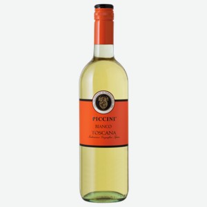 Вино Picini Toscana bianco, белое сухое, 0,75 л, Италия