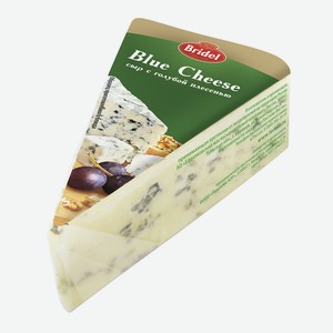 БЗМЖ Сыр Bridel Blue Cheese с голубой плесенью 51% 100г Россия
