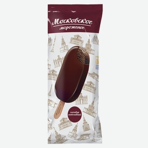 БЗМЖ Мороженое Московское пломбир шоколадный эск 70г