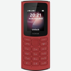 Сотовый телефон Nokia 105 4G DS, красный