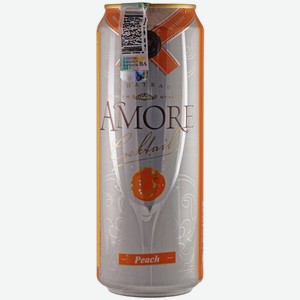 Напиток слабоалкогольный Amore Cocktail Champagne Sweet Peach 0.45 л