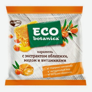 Карамель Eco Botanica с экстрактом облепихи медом и витаминами 150 г