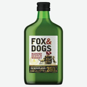 Виски Fox&Dogs Великобритания, 0,25 л