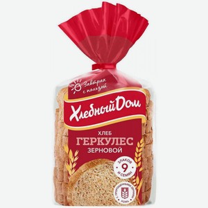 Хлеб зерновой Хлебный Дом Геркулес, нарезка, 250 г